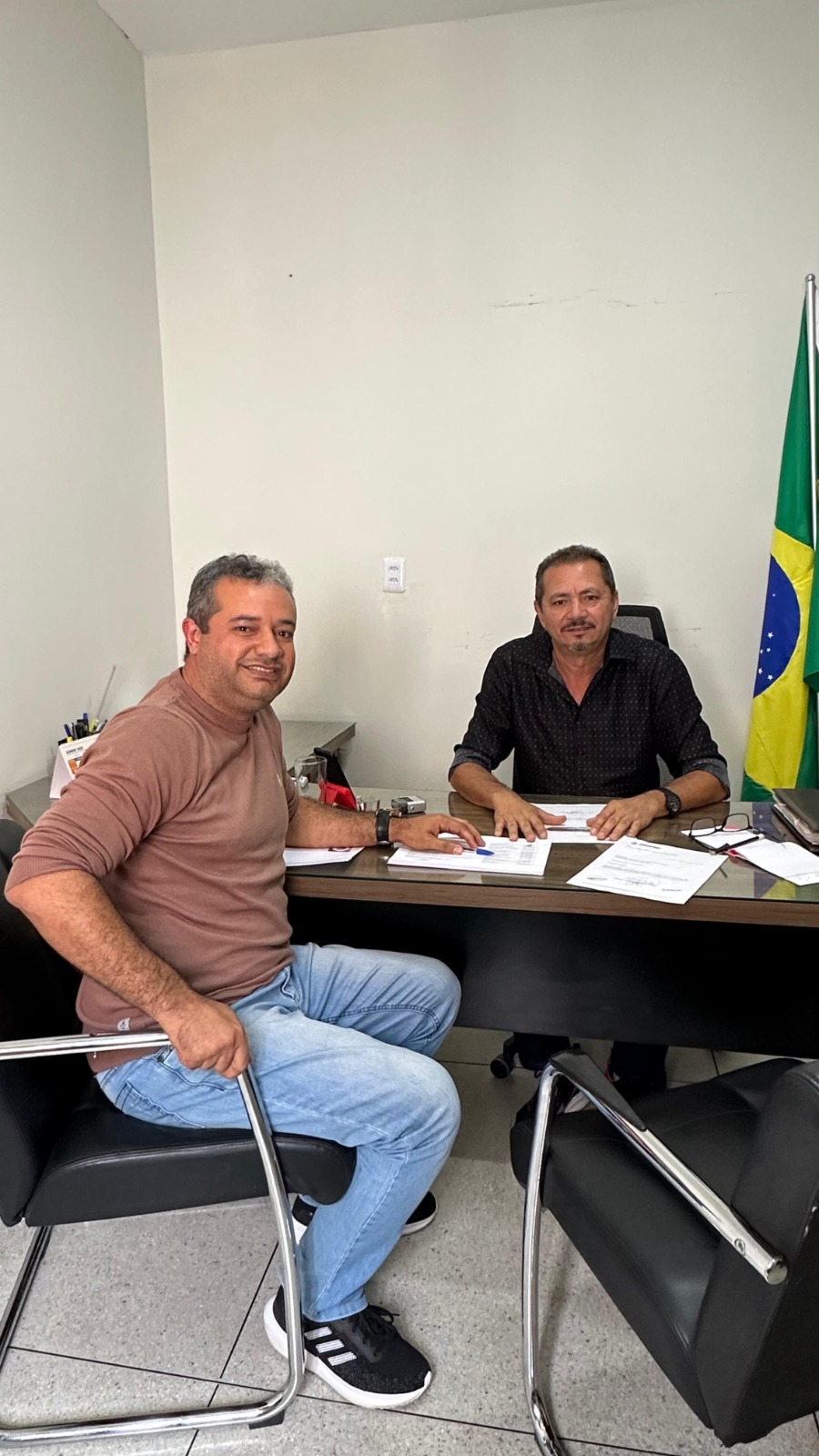 Presidente da Câmara Municipal cumpre agenda institucional com secretários municipais