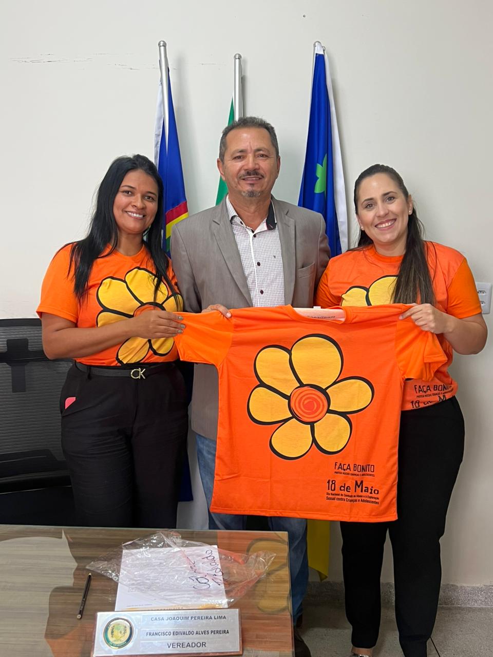 Francisco Edivaldo recebe convite oficial para participar do dia “D” de combate ao abuso e exploração sexual de crianças e adolescentes