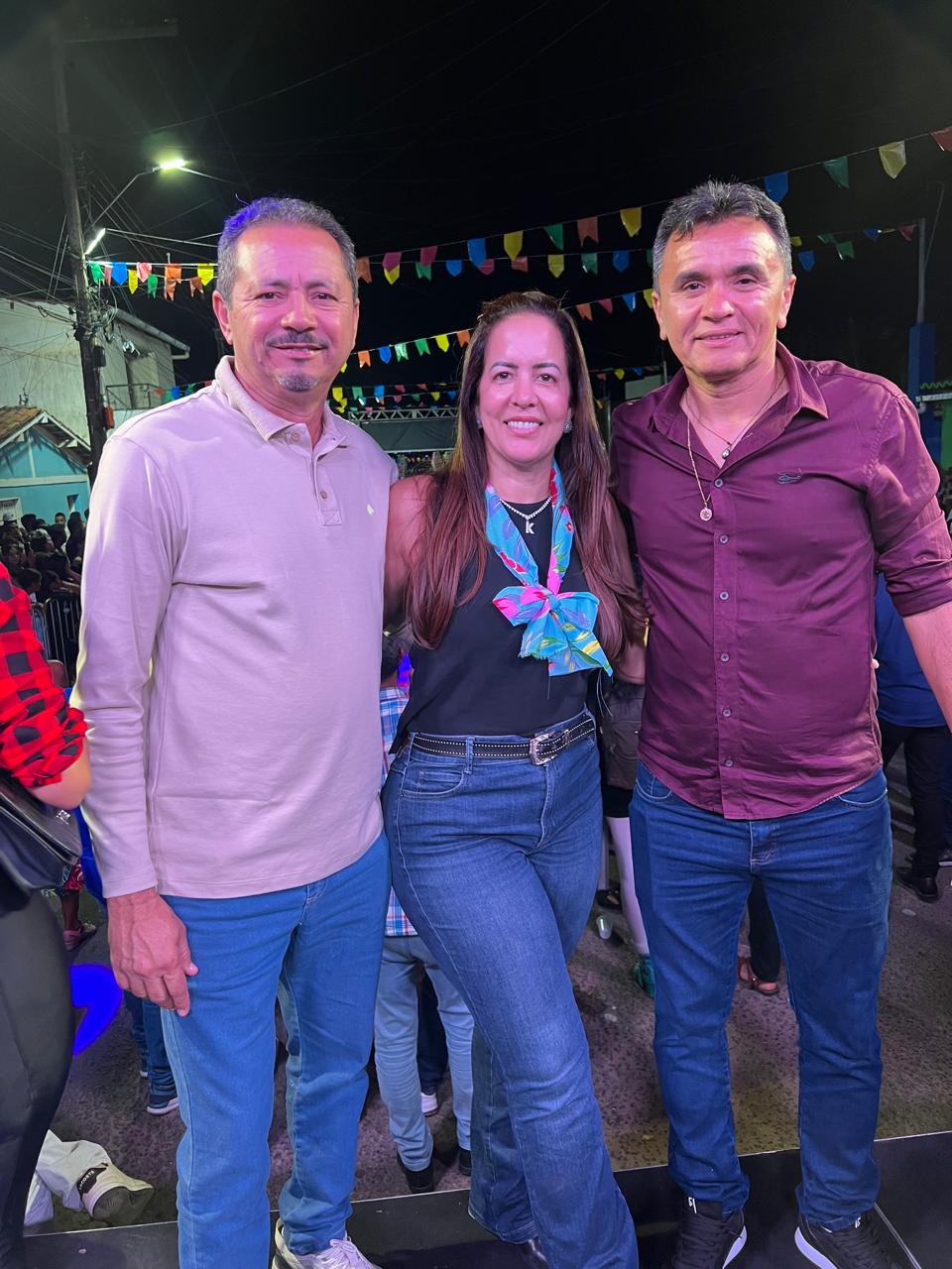 Vereadores Edivaldo, Kalligia e Silvano participam de edição do São João dos Bairros