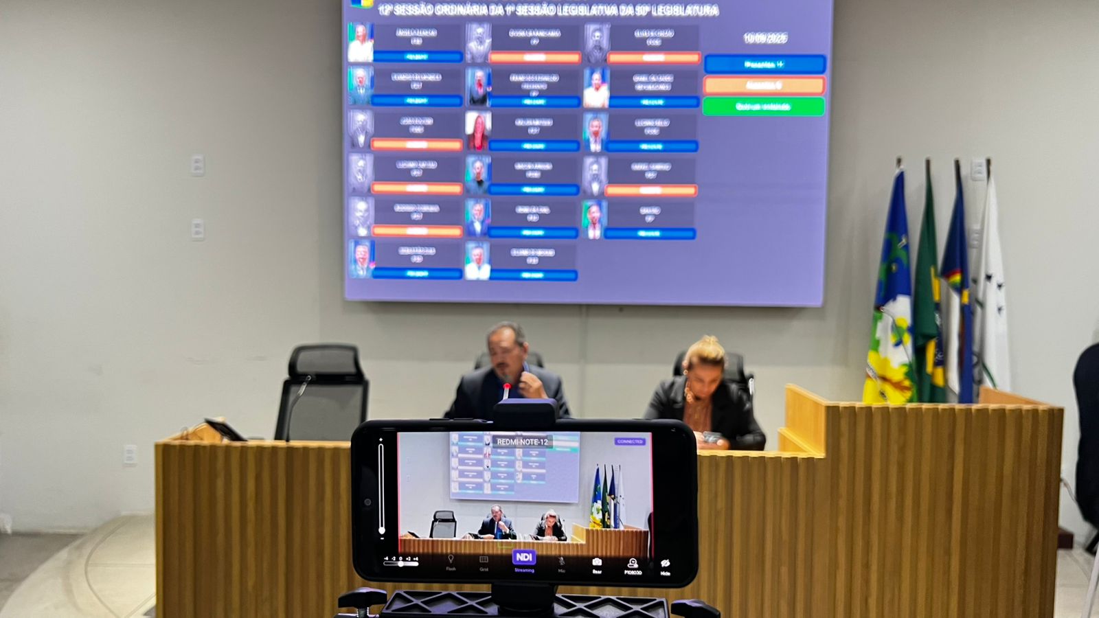 12ª SESSÃO ORDINÁRIA DO 2º PERÍODO