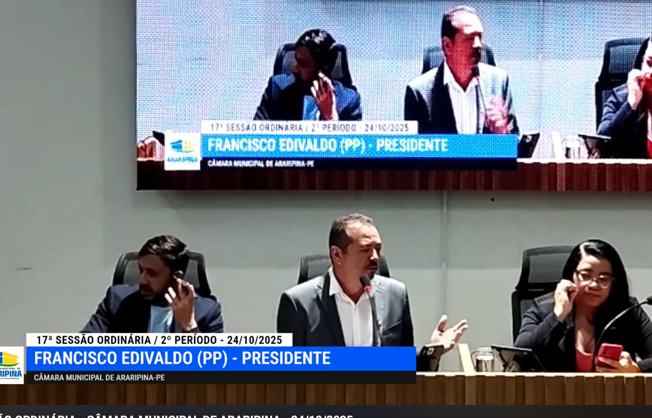 17ª SESSÃO ORDINÁRIA DO 2º PERÍODO